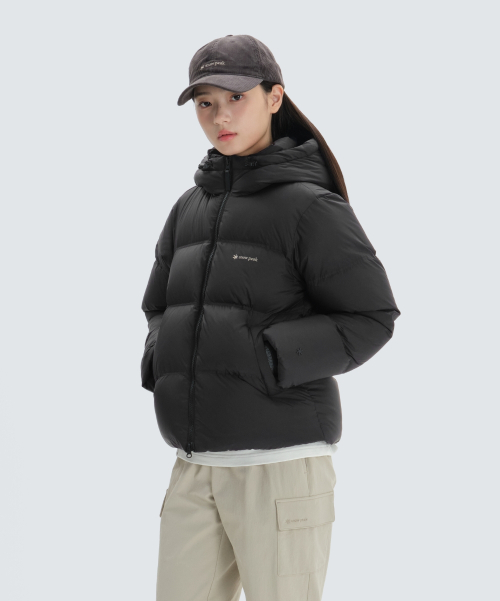 스노우피크 어패럴(SNOWPEAK APPAREL) 티피코 여성 후드 헤비 구스 다운 자켓 (S24WWTDJ05) Black - 사이즈 & 후기 | 무신사