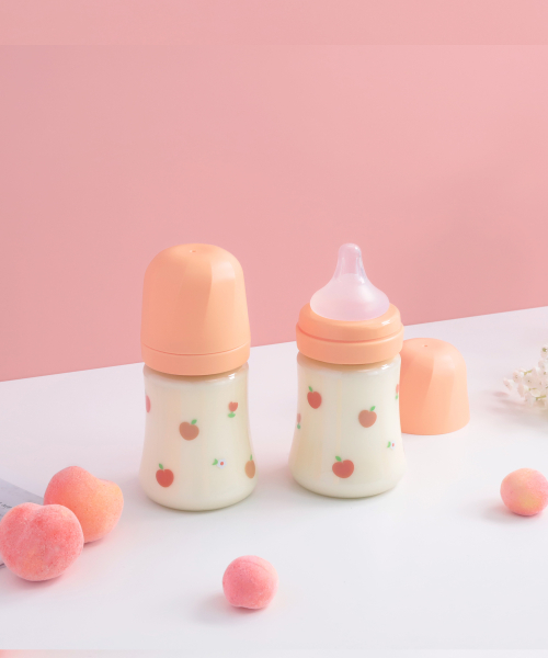 그로미미 PPSU 피치플라워 200ml 젖병 트윈팩 (로제코랄)