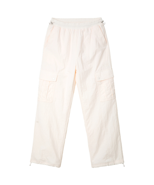 W PADDED CARGO PANTS CREM