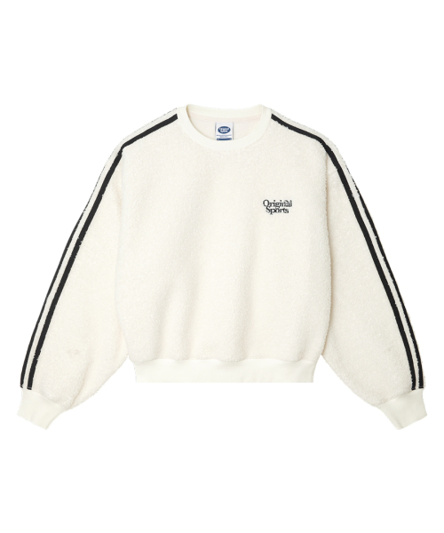 W SNUGGLE CREW NECK CREM