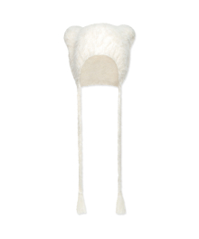 TEDDY FLUFFY BEANIE ivory