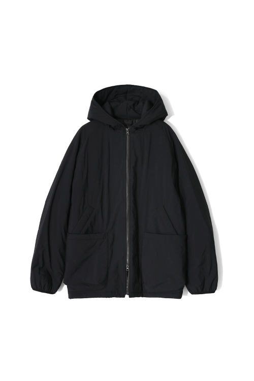 Moscow Water Repellent Padding Hoodie Jacket Black Navy