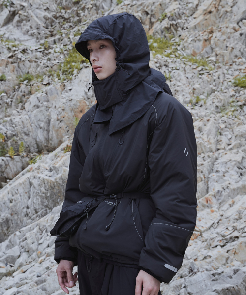 REFLECTIVE STITCH PRIMALOFT INSULATION JACKET_BLACK_WOL085