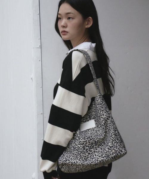 MUSINSA | THE GREEN LAB Leopard Hopi In-Pocket Shoulder Bag [Ivory]