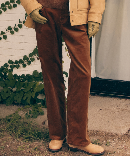 BASIC CORDUROY брюки коричневый