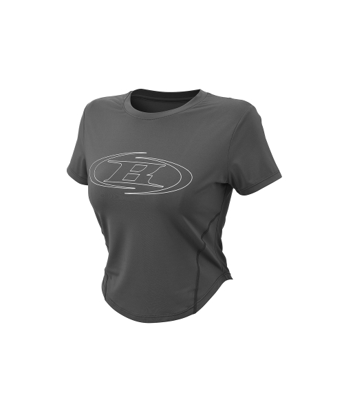 QUICK DRY RELAX FIT T-SHIRTS [CHARCOAL]