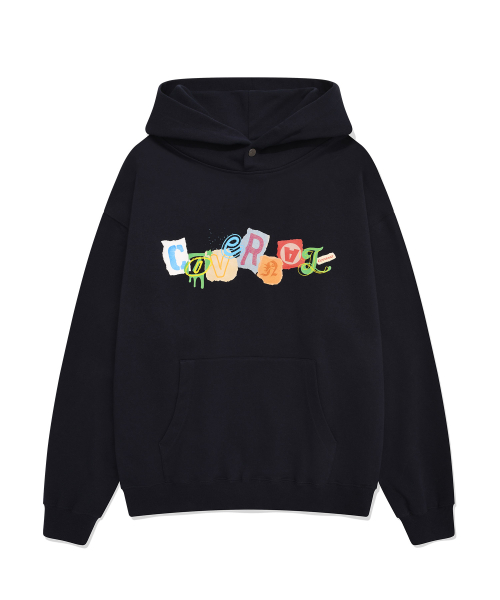 Худи с коллажным логотипом Navy
