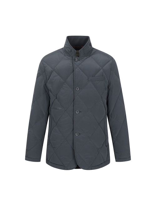 Стёганая пуховая куртка Dark Grey (AM0DAJ47137)