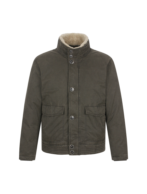 Куртка из овчины с пигментным окрашиванием Brown (AM0DJP45157)