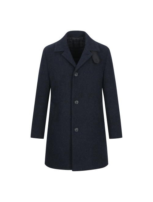 Пальто-мак Herringbone Navy (AM0DCT40249)