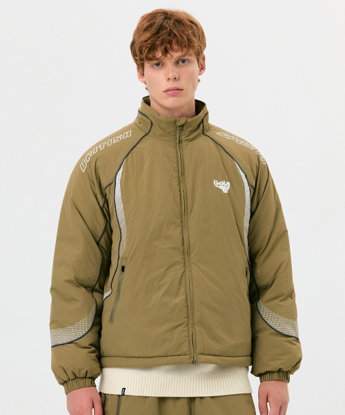 RACER FLUID PADDED JACKET [BEIGE]