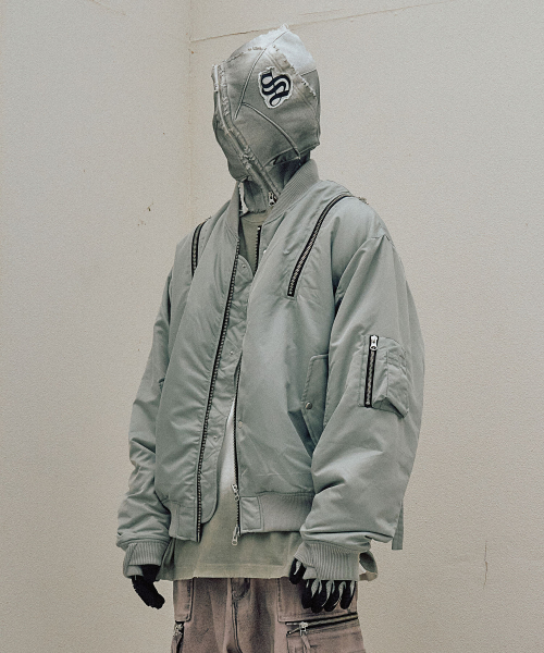 ZIP BOMBER серый