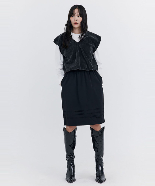 Жилет Corduroy Balloon Vest_Charcoal