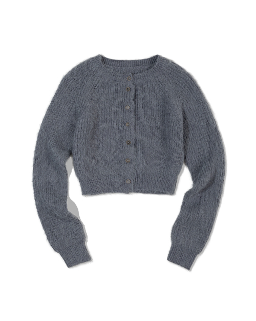 Like Mohair Cloudy кардиган (CHARCOAL)