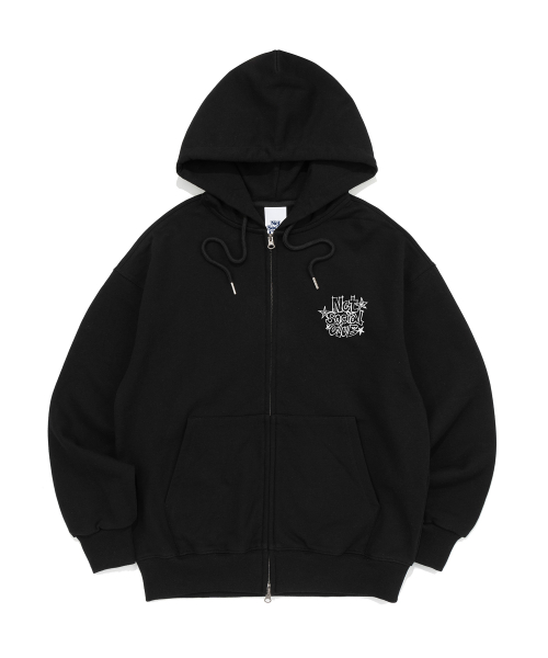 STAR SKETCH HOOD ZIP-UP (чёрный)