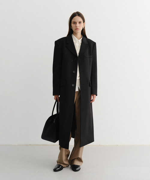 던스트(DUNST) UNISEX 2-WAY 3 BUTTON CASHMERE