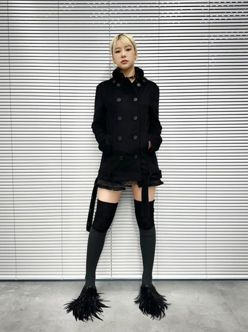HIGH-NECK DOUBLE COAT