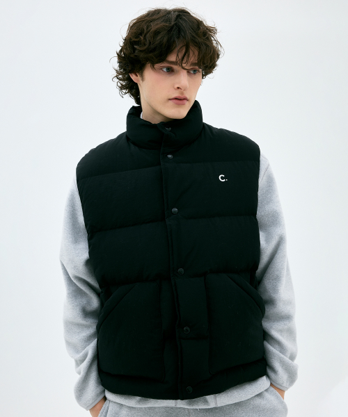 【CLOVE】 [24FW clove] Essential Down Vest /追跡付 Clove]☆24FW☆韓国人気☆Essential Down Vest
