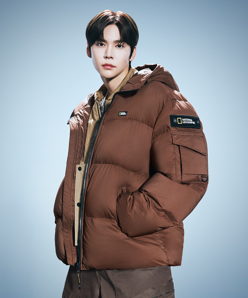 내셔널지오그래픽() N244UDW820 골든몰 숏기장 구스 후디 다운 점퍼 BRICK 상품 이미지
