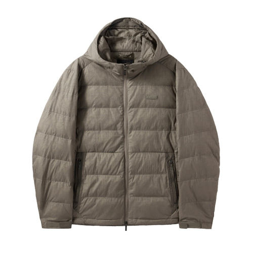 REFLECTIVE AEROWARM HOOD LIGHTWEIGHT DOWN - KHAKI (P244MDW202)