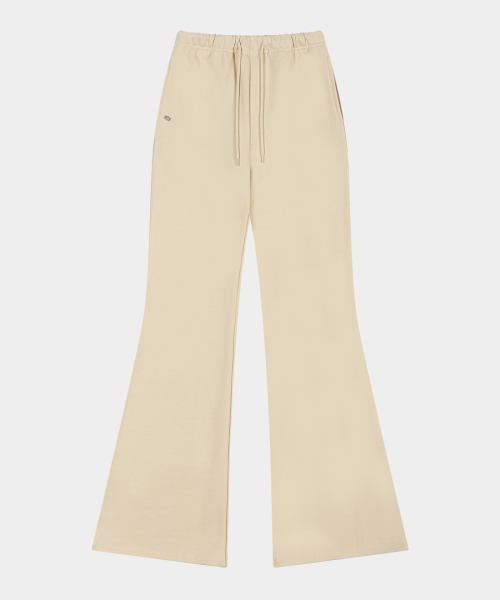 Calm Mood bootcut Sweat Pants (Begie)