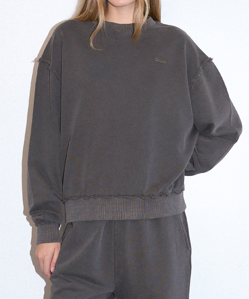 Vintage Dark Moon Sweatshirt (Charcoal)