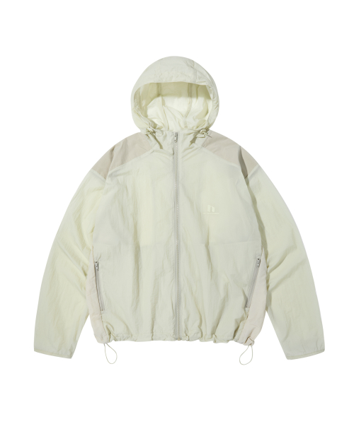 PANELED LAYOUT JACKET SAND