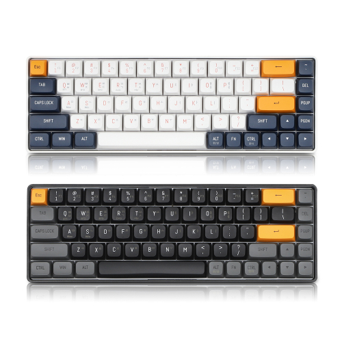 [다크플래쉬] GD68 유무선 기계식 핫스왑 블루투스 키보드 황축 2color (+키캡증정) GD68