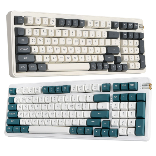 [다크플래쉬] DF98 가스켓 유무선 블루투스 기계식 게이밍 키보드 황축 2color DF98