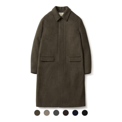 Melton Wool Mac Coat - 6 Color