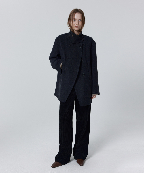 Classic Corduroy Slacks (Black)