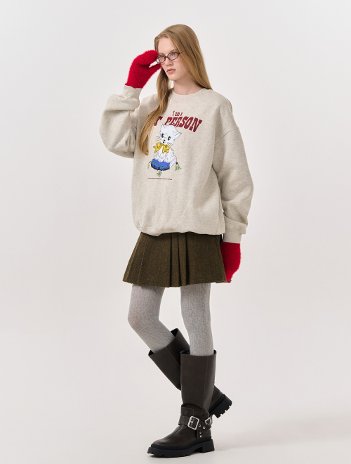 UNISEX оверсайз [OATMEAL] / SBD4U02013