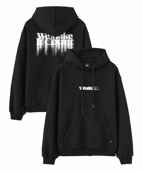 더블유엠씨() 무빙로고 후드_BLACK 상품 이미지