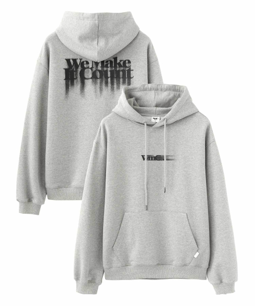 더블유엠씨() 무빙로고 후드_GREY 상품 이미지