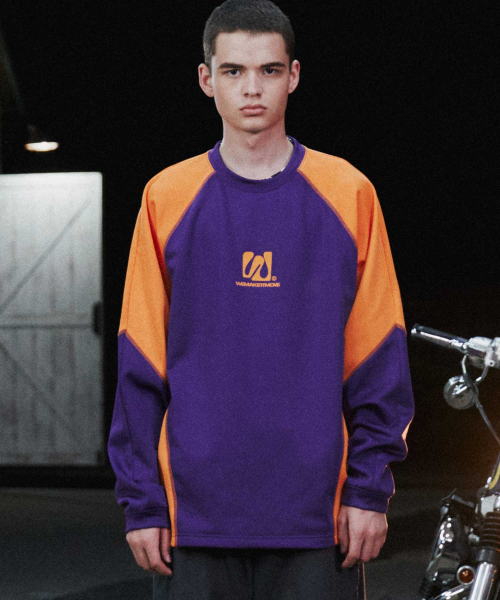 더블유엠씨() 컬러블록 모터 져지_PURPLE 상품 이미지