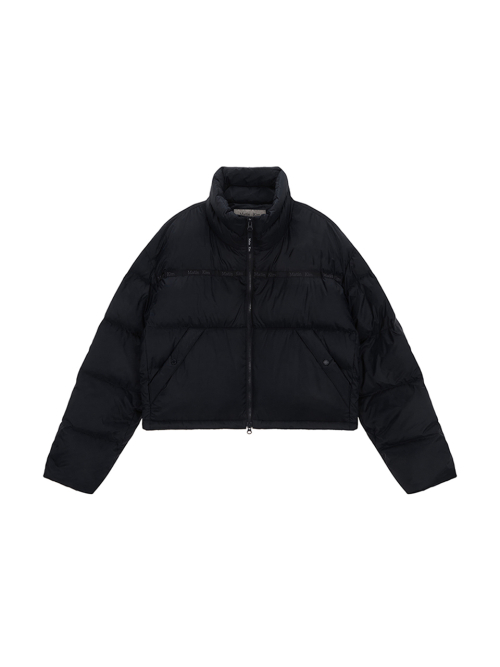★MATIN KIM★LOGO TAPING PUFFER DOWN JUMPER FOR WOMEN★ MATIN KIM LOGO TAPING PUFFER DOWN JUMPER
