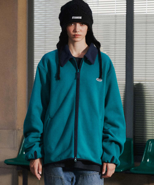 더블유엠씨() 소프트 플리스 자켓_EMERALD GREEN 상품 이미지