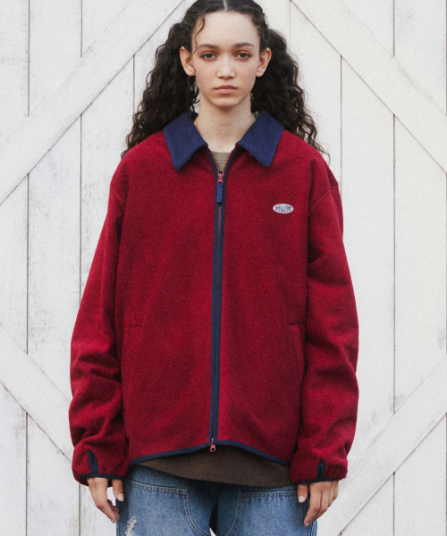 더블유엠씨() 소프트 플리스 자켓_WINE 상품 이미지