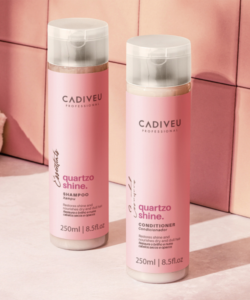 카디뷰() 쿼츠 샤인 샴푸&컨디셔너 세트 (500ml) 상품 이미지