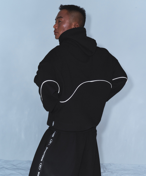 BIG CHROME REFLECTIVE LINE худи [чёрный]