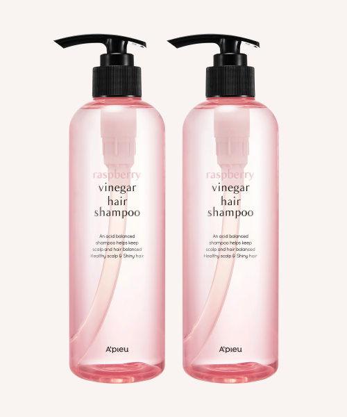 어퓨() [2개] 라즈베리 식초 헤어 샴푸 500ml *2 상품 이미지