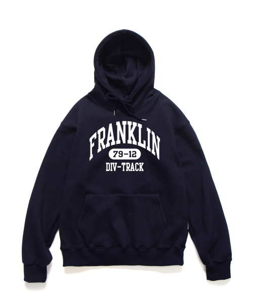 Худи расслабленного кроя FRANKLIN LOOSE-FIT HOOD NAVY