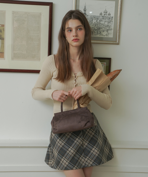 오브히(OVHEE) 모코 스웨이드 미니 토트백 Moko Suede Mini Tote