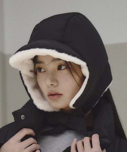 퍼패딩 바라클라바 [블랙]