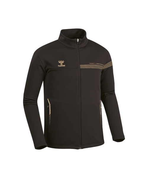Спортивная флисовая кофта - Black (HM-2543)