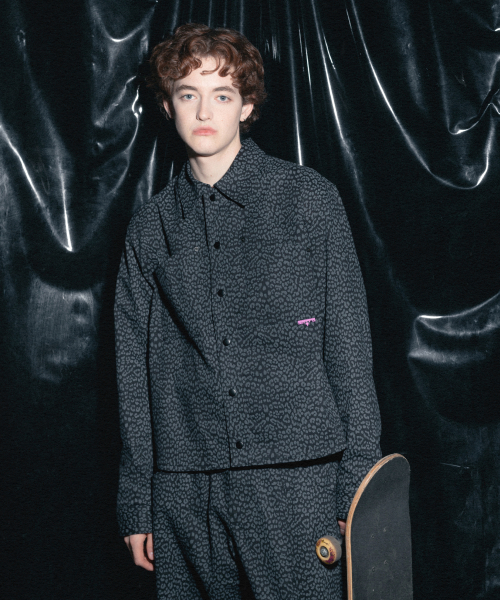 Leopard work jacket