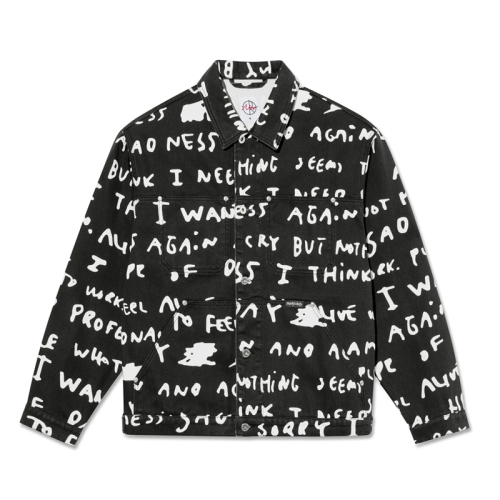 Sad Notes Patrik Jacket [Black/White]