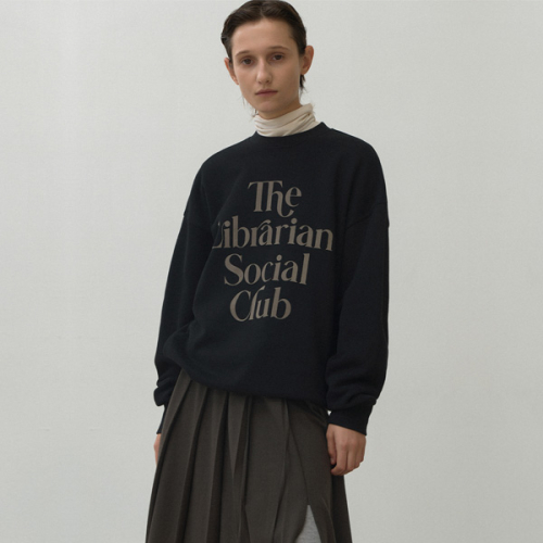 CLUB VELVET PRINT SWEATSHIRT(T-6940)