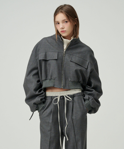 Jamie Padded Jacket _ Ash Grey