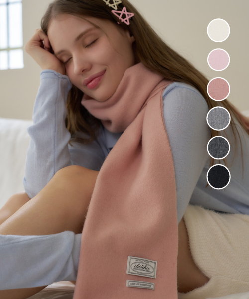 SLIM WOOL MUFFLER - 6color